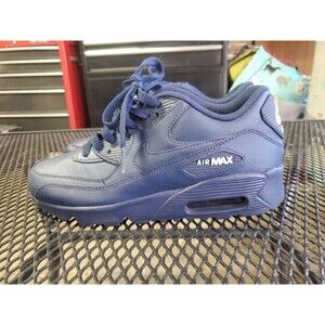 Nike Air Max 90 LTR gs Size 6.5y/8 Womans Midnight blue 833412-412
